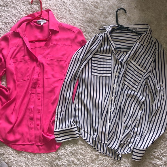 Express Tops - VGUC Express Portfino Shirt